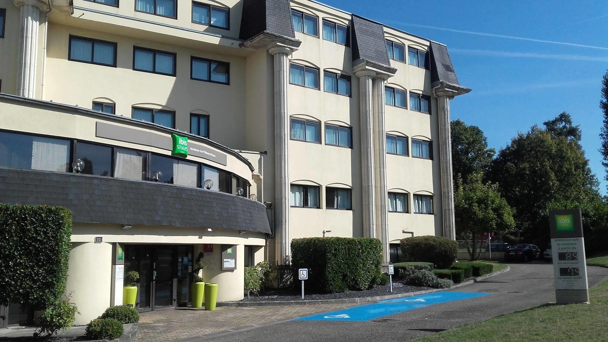 Ibis Styles Bordeaux Sud Hotell Villenave-dʼOrnon Exteriör bild